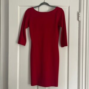 Like new Amanda Uprichard red dress size small.